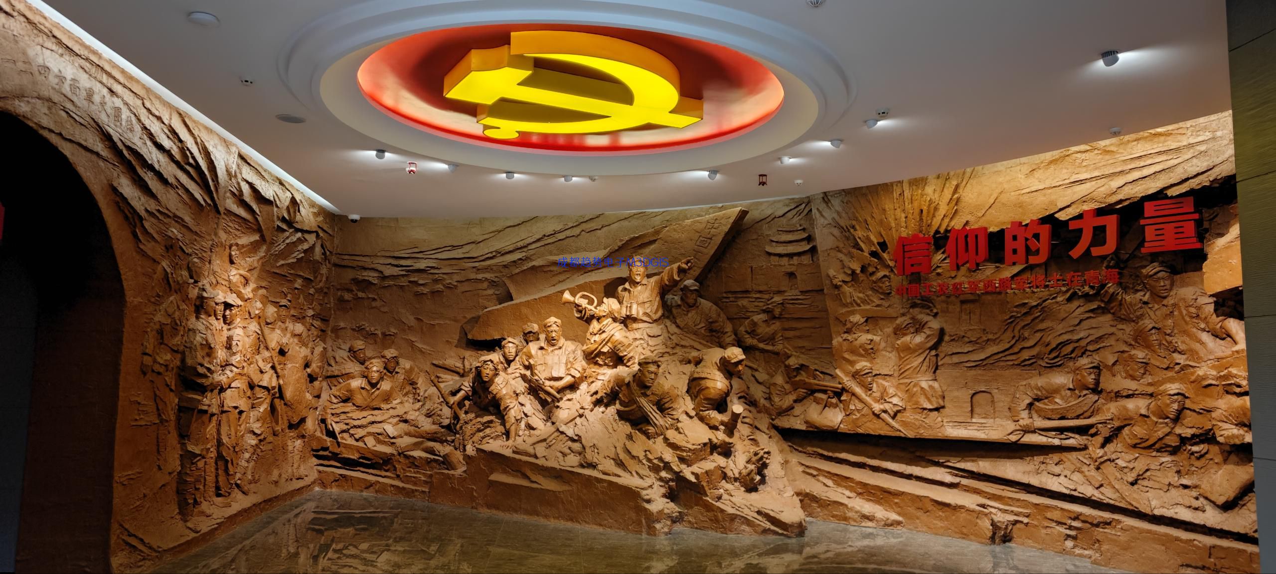 2024年04月16日，青海省西寧市某警備區(qū)國產(chǎn)三維電子沙盤交付，瞻仰西寧市工農(nóng)紅軍西路軍紀(jì)念館！